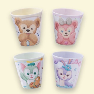 東京迪士尼海洋樂園 達菲熊 Duffy 雪莉梅 雪莉玫 史黛拉 傑拉東尼 畫家貓 茶杯 水杯 杯 杯子 美耐皿杯
