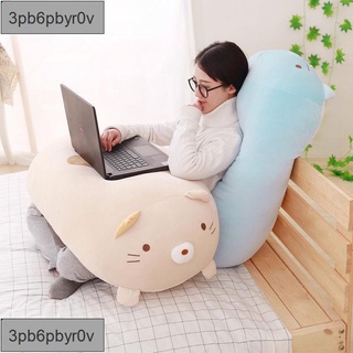 臺灣出貨#床上長條枕 超軟玩偶 布娃娃公仔 好睡獨立筒枕可愛角落墻生物公仔毛絨玩具床上睡覺抱枕布娃娃超軟玩偶女