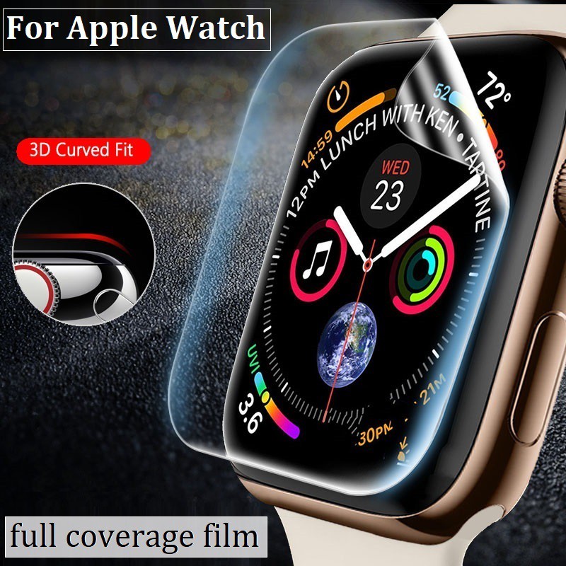 Apple watch 屏幕保護膜 i watch 水凝膠膜 apple watch 7 6 5 4 3 2 1, ap