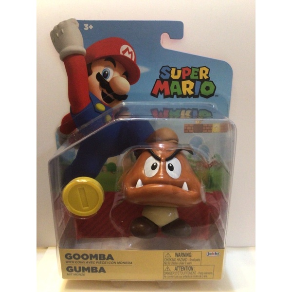Jakks Super Mario 超級瑪利歐 任天堂4吋公仔W27 Goomba