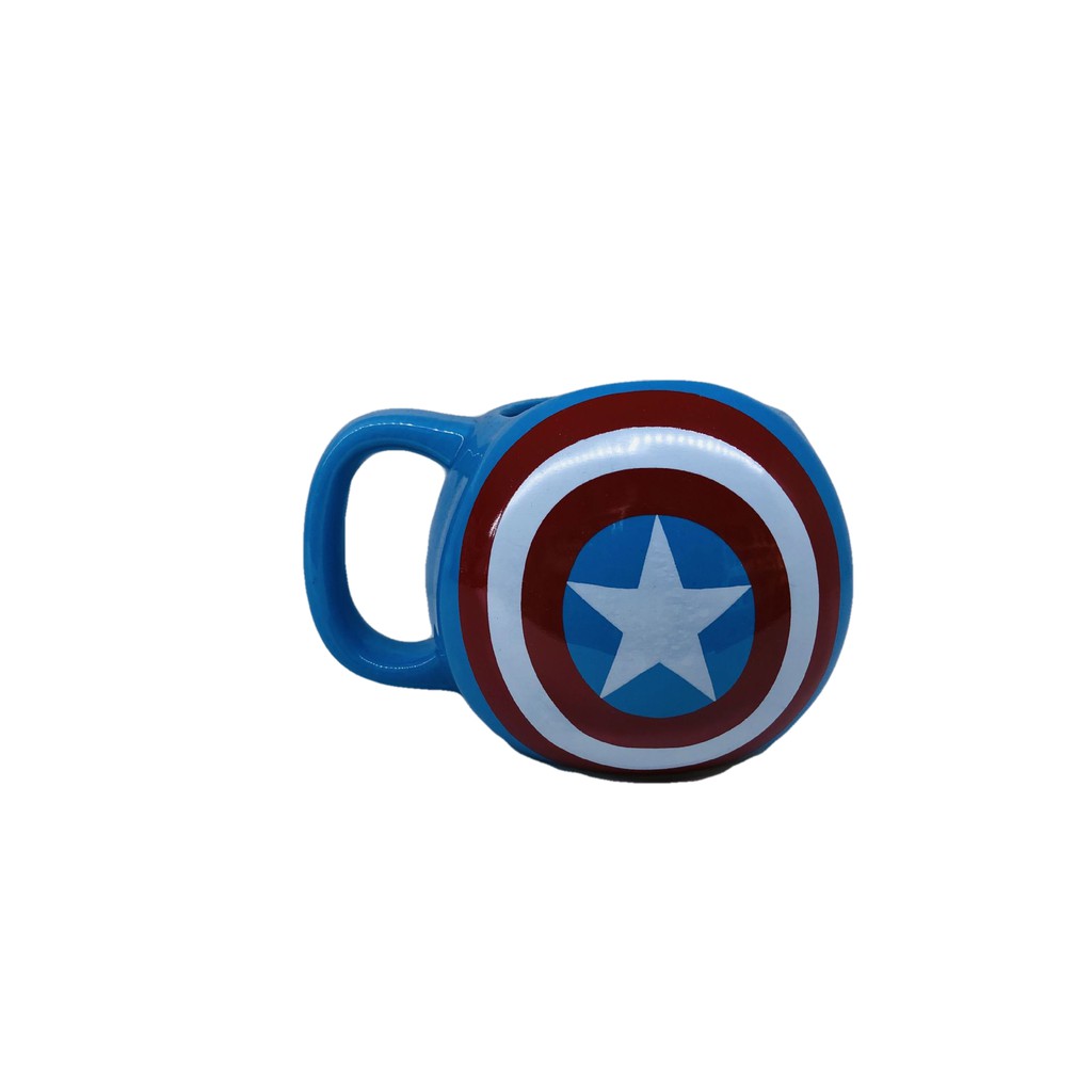 [現貨]美國隊長馬克杯 復仇者聯盟英雄Captain America咖啡杯 MUG 造型杯子個性獨特創意生日交換禮物