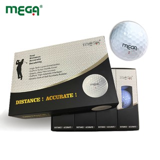 💥😎酷UV附發票💥【MEGA GOLF】全新 高爾夫球 二層球 一盒四組共12顆 單售 非練習球 符合國際標準規格 高爾