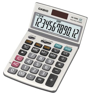 CASIO 可掀式面板 商用計算機 JW-120MS (12位)