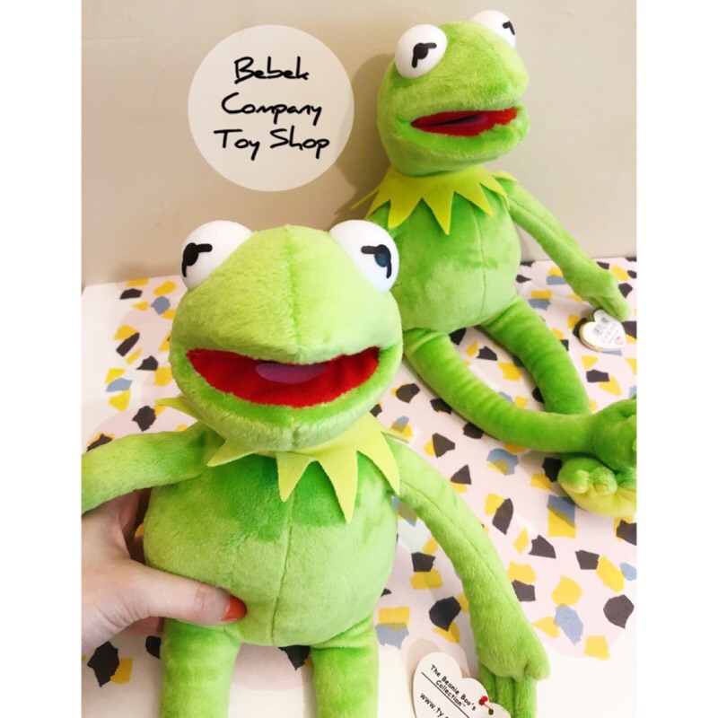 40cm Disney Muppet Show Muppets Kermit 布偶秀柯密特蛙柯密蛙青蛙玩偶玩具 蝦皮購物