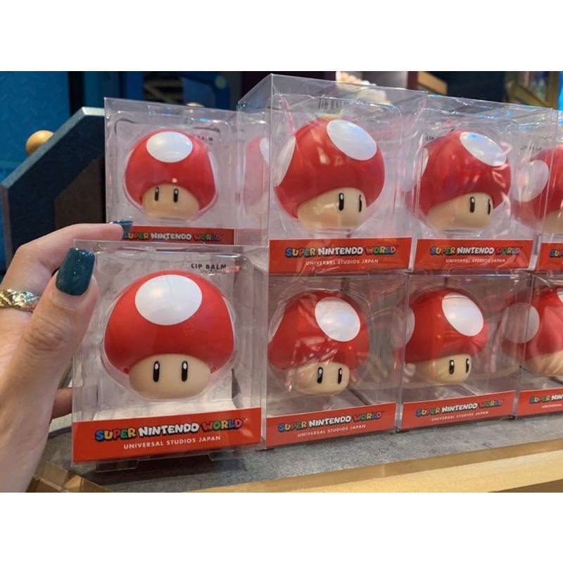 預購每週空運 大阪usj 限定蘑菇造型護唇膏瑪利歐任天堂mario 大阪環球影城 蝦皮購物