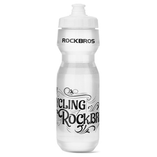 Rockbros 750ML 騎行水壺塑料便攜大容量水壺防塵罩便攜戶外運動