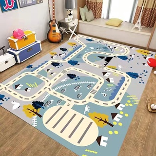 60X40cm 城市道路交通嬰兒 EVA 泡沫地毯/拼圖爬行地毯汽車軌道遊戲墊/幼兒遊戲墊兒童玩具