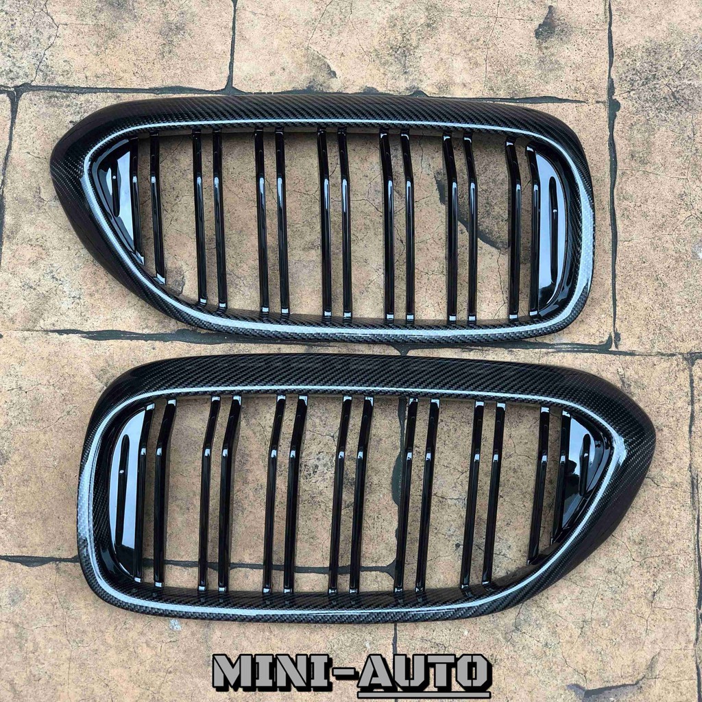 MINI-AUTO☑️ BMW M5樣式 碳纖維雙線亮黑鼻頭 高品質密合度佳 替換改裝 G30 520i 530i 副廠