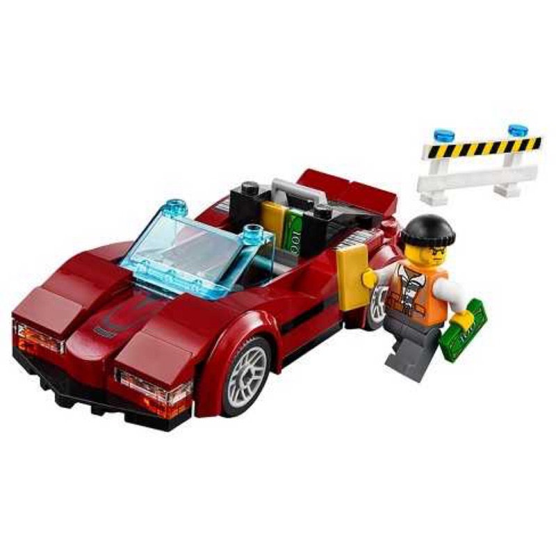 《拆賣》LEGO 樂高積木 60138 城市 city 壞人 跑車