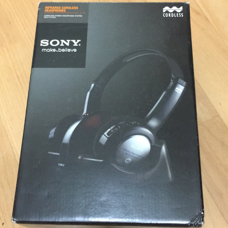 Sony紅外線無線耳機 mdr-if240rk 完整盒裝