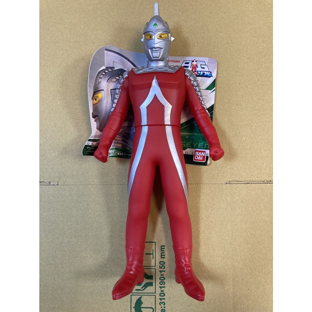 全新現貨 代理版 BANDAI 萬代 大型軟膠 超人力霸王系列 超人七號 約23公分