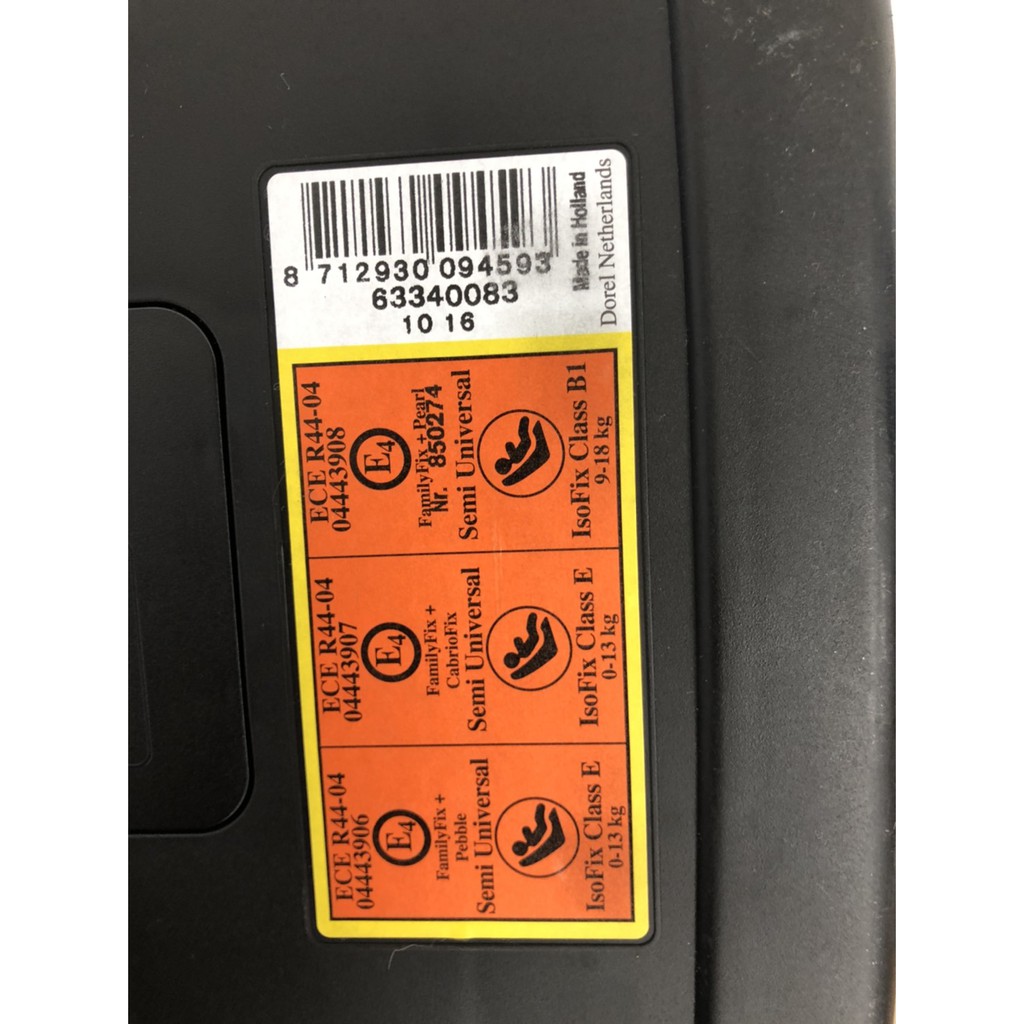 isofix class b1