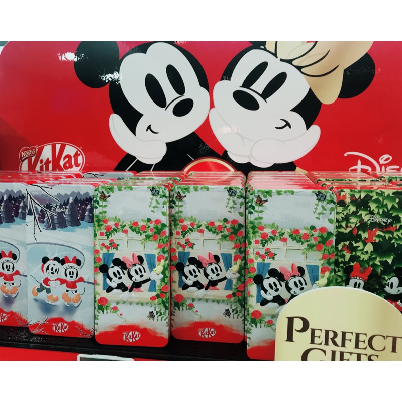 預購 Kitkat 聖誕節🎄 米奇米妮 巧克力🍫收納盒