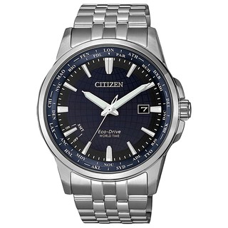 CITIZEN 星辰 光動能世界時間腕錶 BX1001-89L 藍