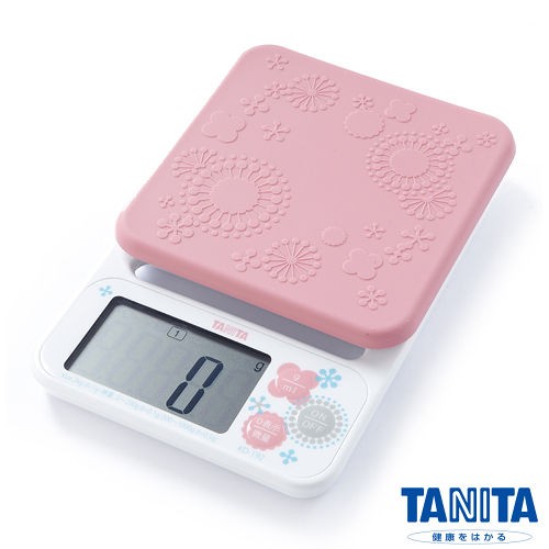 日本TANITA 電子秤 料理秤 粉紅色 TN KD192-P 可秤0.1g 到 2kg