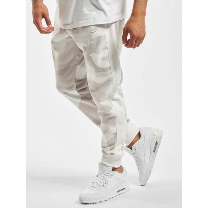 (Size L) Nike Camo Sportwear Joggers Pants 白迷彩刺繡長褲