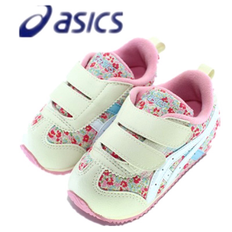 ASICS 亞瑟士 SUKU Baby系列 兒童運動童鞋 (13~15.5號)(碎花粉)