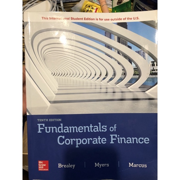 Fundamentals of Corporate Finance 10版（財務管理)台科、雙北捷運可面交(價格可議）