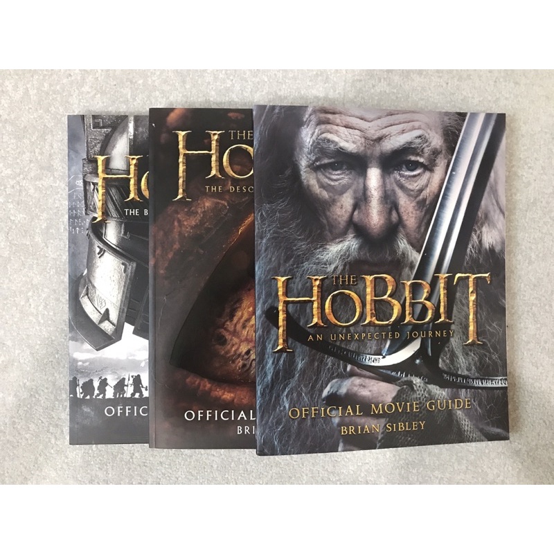 二手・HOBBIT哈比人官方設定集/官方電影指南（3冊入）