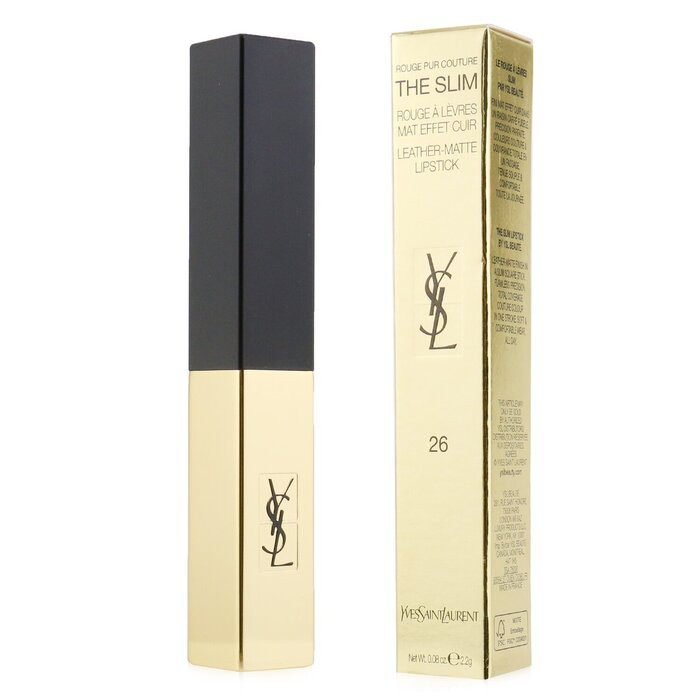 YSL聖羅蘭 - Rouge Pur Couture The Slim 皮革啞光唇膏