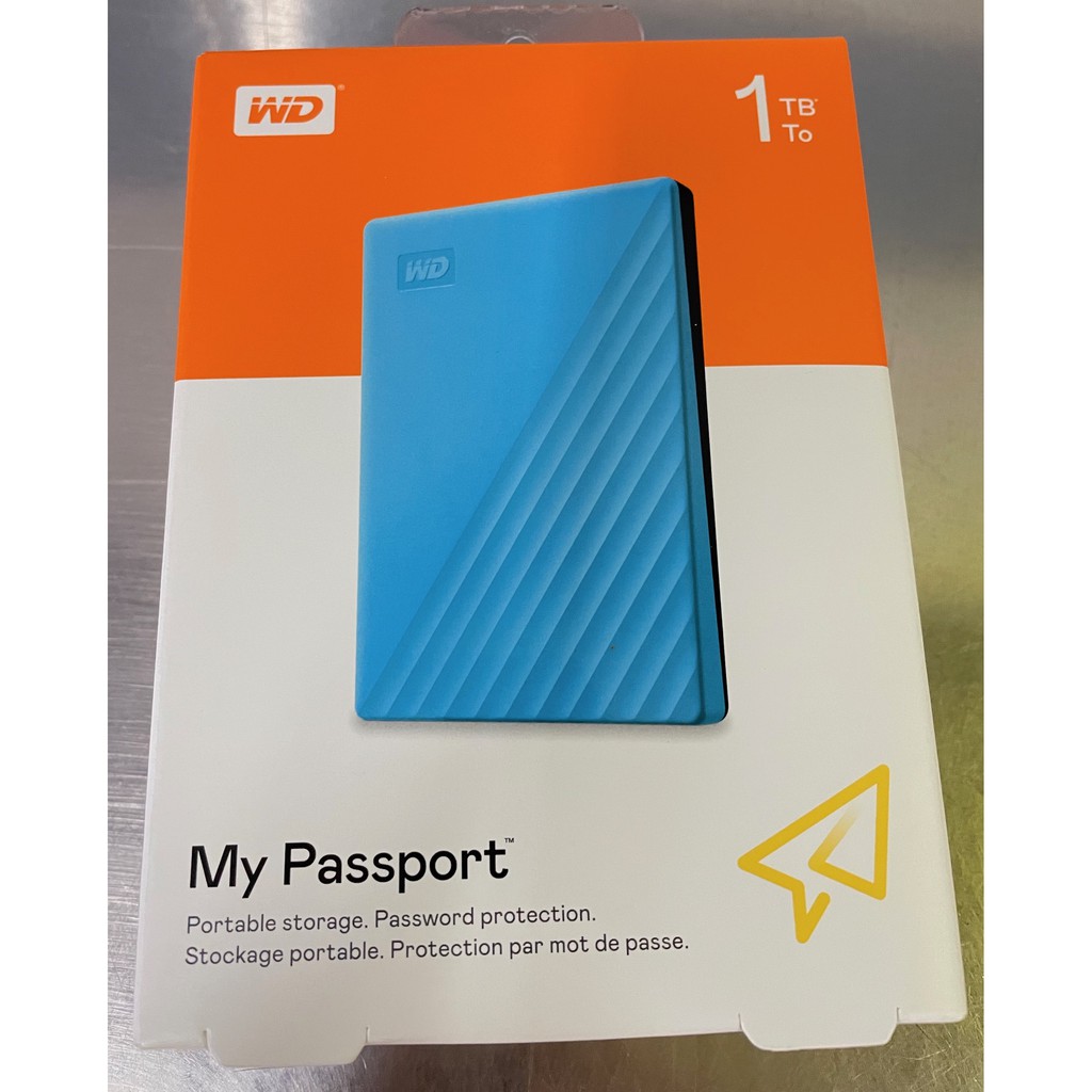 全新 WD My Passport 1TB  2.5吋 外接式 行動硬碟 外接硬碟