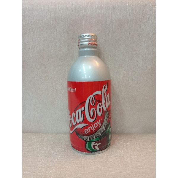 日本 2002年 可口可樂 400ml 400毫升 普通版 子彈罐 鋁罐