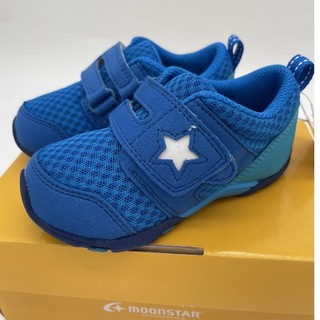 《日本Moonstar》高機能學步鞋-水藍(12.0-14.5cm)M888721SS