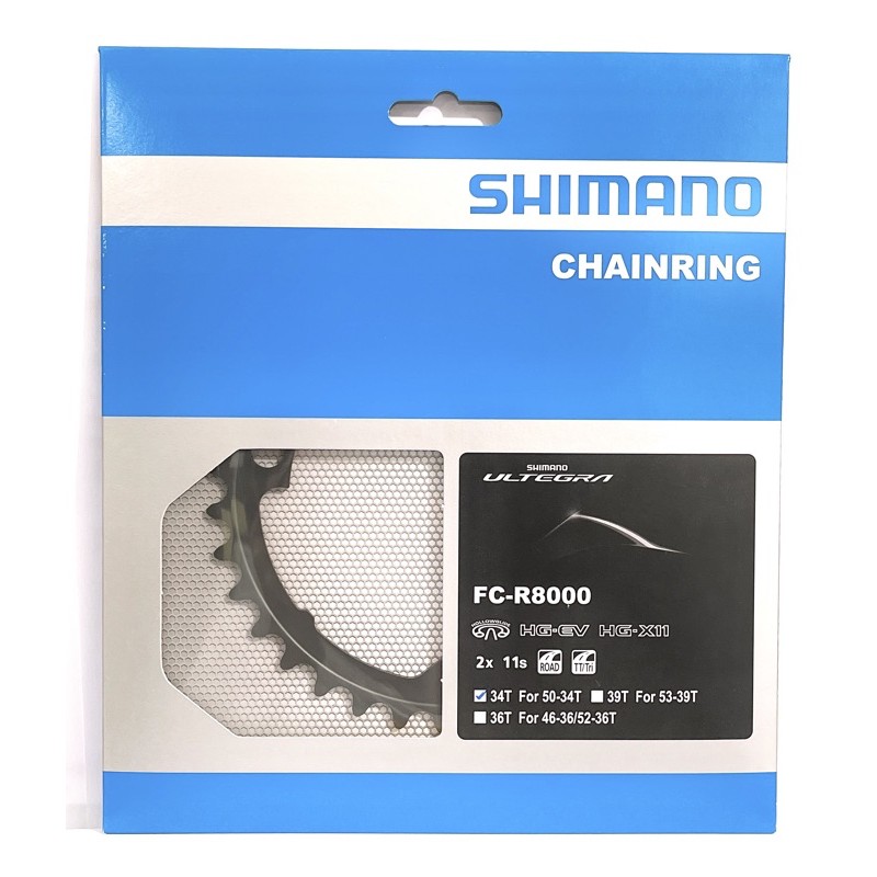 SHIMANO Ultegra FC-R8000 36T 39T 11速 齒片，用於46/52-36T 53-39T大盤