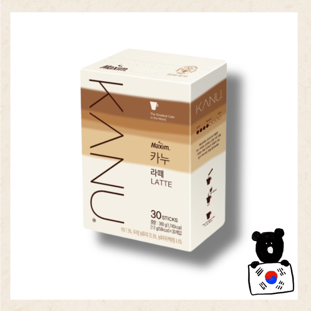 [KANU] 孔劉咖啡 拿鐵咖啡 Caffe Latte 30T