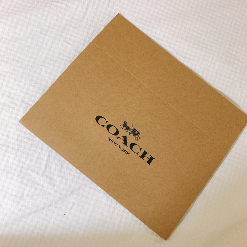 Coach 短夾 紙盒 紙袋