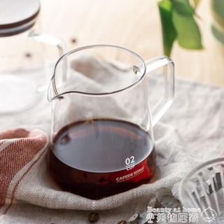 特價/折扣 咖啡壺 CAFEDE KONA 咖啡分享壺家用 沖咖啡玻璃壺帶把帶蓋胡桃木分享壺