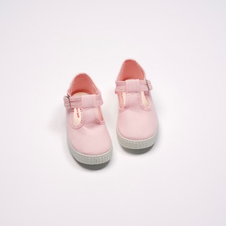 CIENTA 西班牙國民帆布鞋 51000 03 粉紅色 經典布料 童鞋 T字款