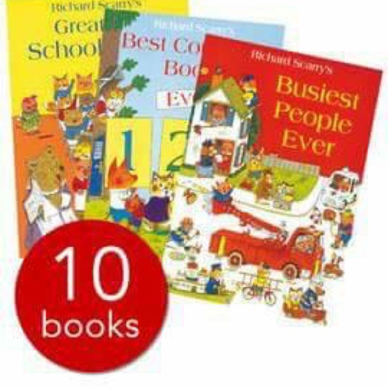 Richard Scarry’s Best Collection-10 Books (Paperback)