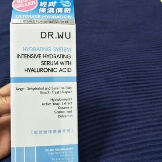 DR.WU玻尿酸保濕精華液15 ML，全新， 有效期2022年5月