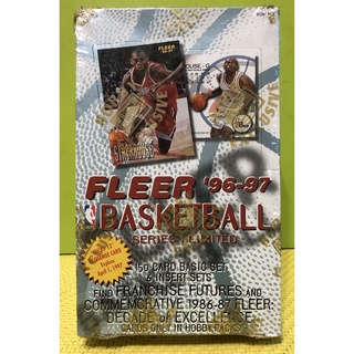 NBA 96/97 Fleer Basketball Series 1 Limited Hobby Box 卡盒盒卡卡包