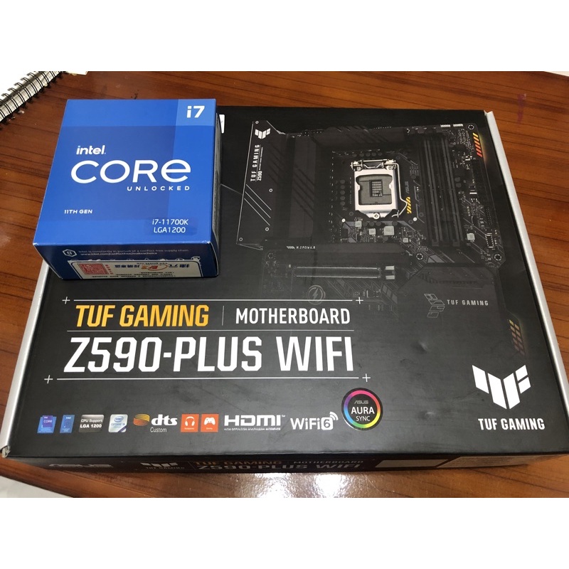 ASUS TUF Z590PLUS 読ま & core i7 11700