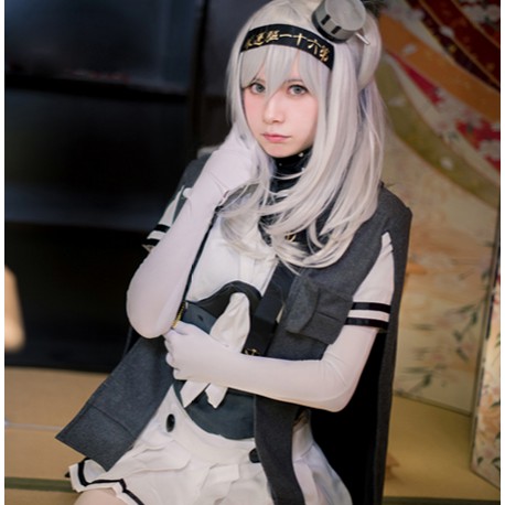 艦隊收藏艦娘cosplay 艦隊collection 驅逐艦涼月cos服制服套裙外套水手服全套涼月假髮 蝦皮購物