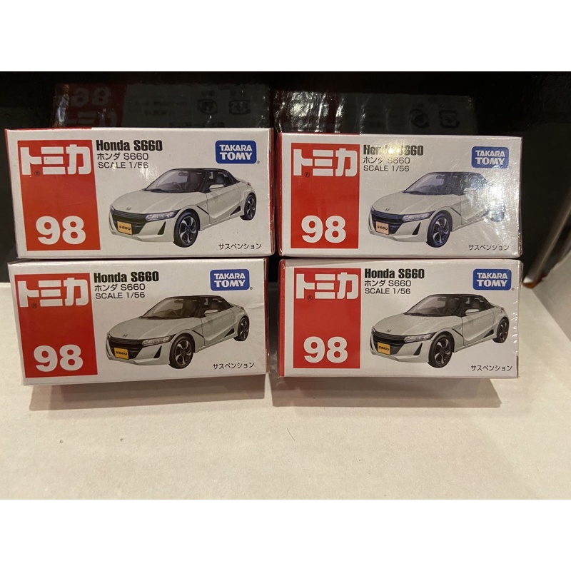 殼樂屋  TOMICA 日本多美小汽車   Honda S660 98號  全新未拆封 一台110元