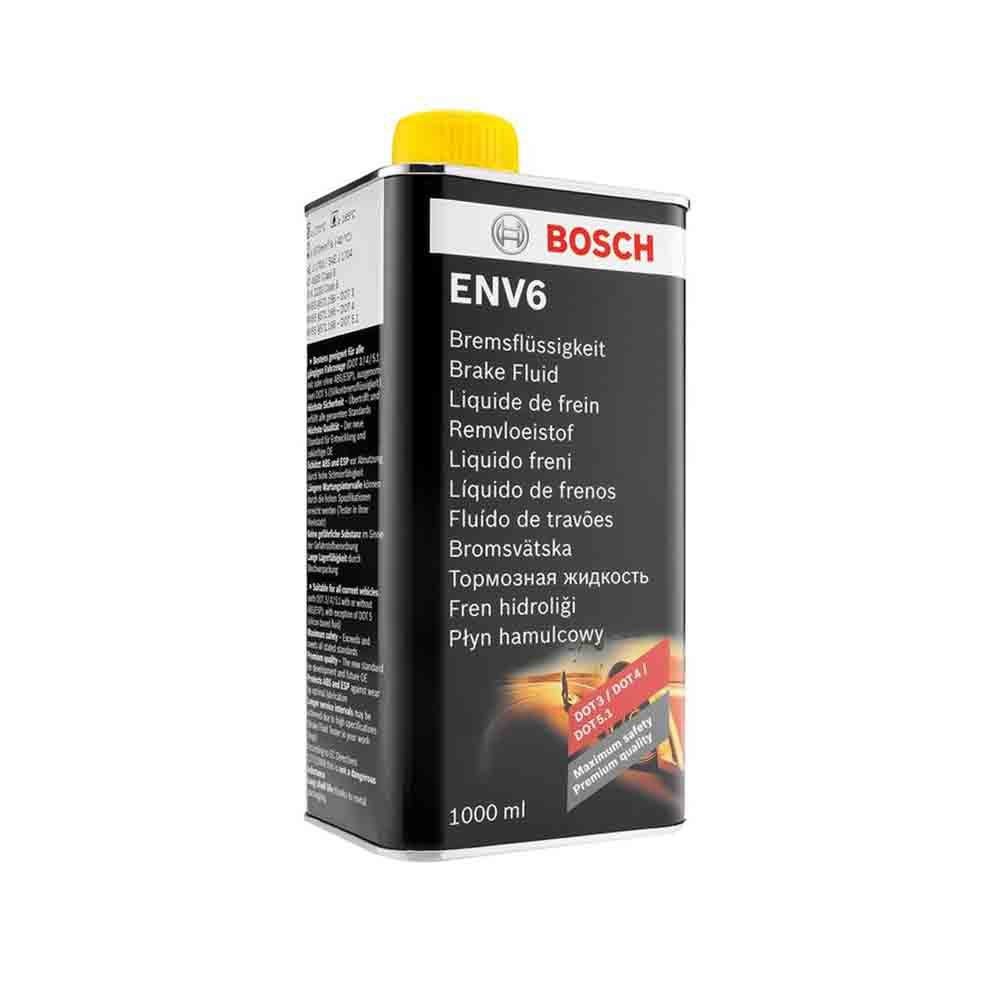 BOSCH 煞車油DOT5.1 ENV6 ABS+ESP 1L(車麗屋) 現貨 廠商直送