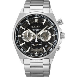 SEIKO精工 CS 賽車計時手錶-41mm 8T63-00T0D(SSB397P1)