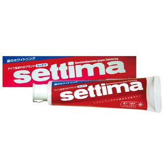 SUNSTAR settima 日本星緻美 亮白護理牙膏-加強型 120g 去除齒漬 潔白牙齒 三詩達官方直營