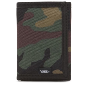 VANS SLIPPED WALLET 經典 迷彩 帆布 錢包 卡包 短夾 三折 魔鬼氈 黏式 萬斯 范斯 正版