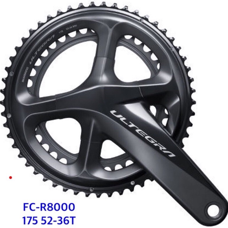 Shimano Ultegra FC-R8000 2x11 Speed Chainset 175mm 52-36T