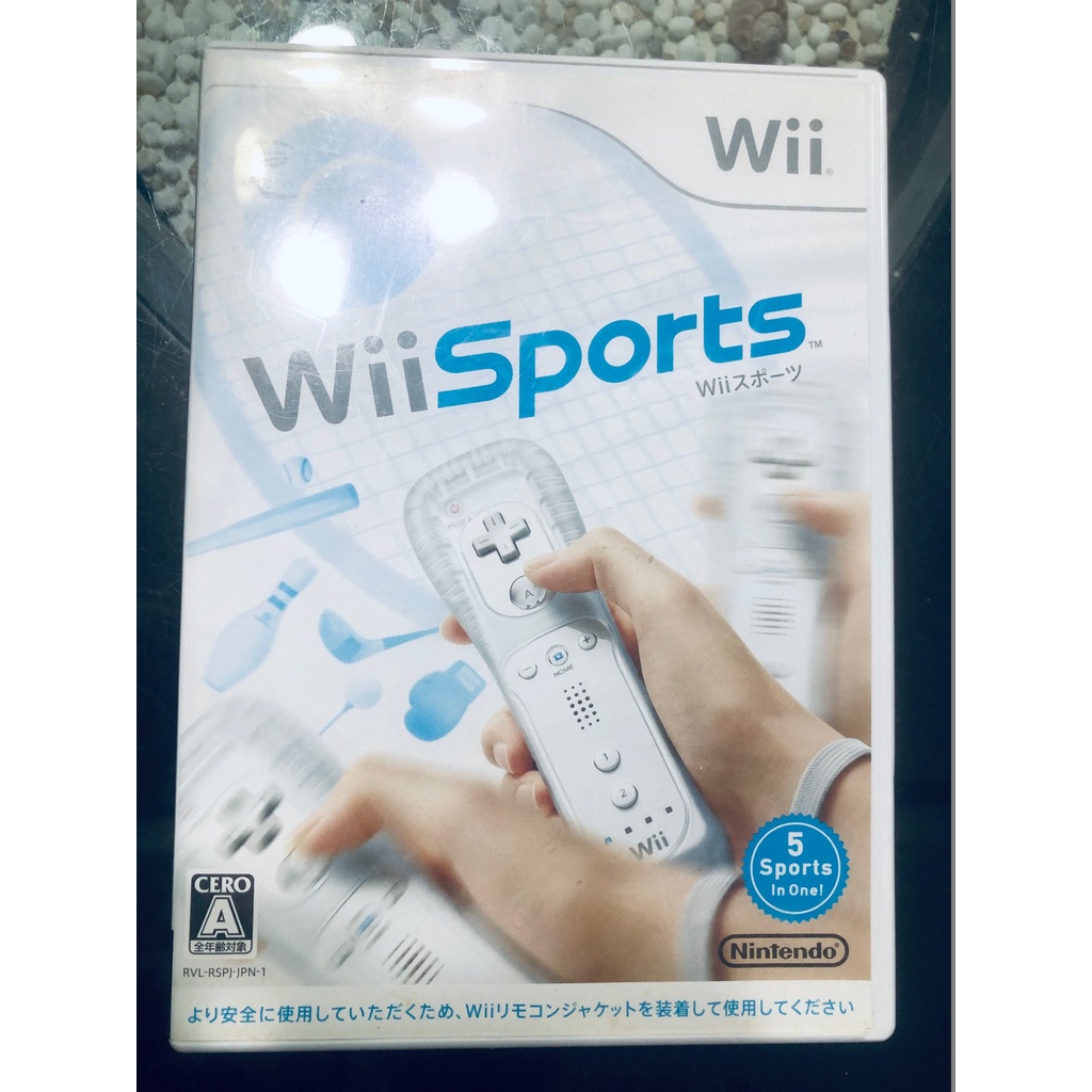 正版任天堂 現貨土城可面交現貨Wii 運動SPORT(日文版) WII U 主機適用 (二手片-光碟約9成新)