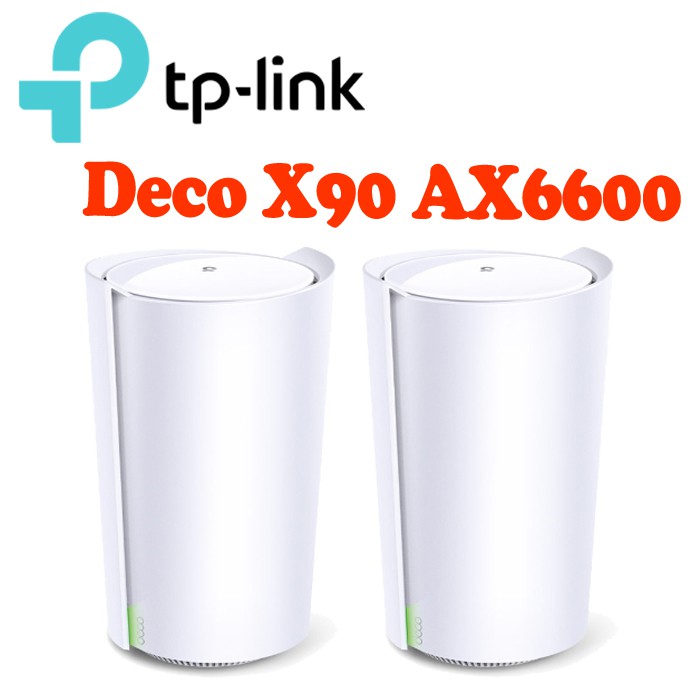 TP-Link Deco X90 AX6600 AI-智慧漫遊 三頻無線網路WiFi 6 網狀Mesh 路由器 2入