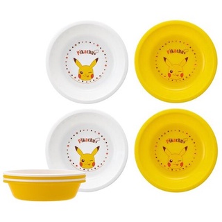 【現貨-日本SKATER】日本製 寶可夢 兒童餐碗四入組 皮卡丘 兒童餐具 環保餐具 兒童碗