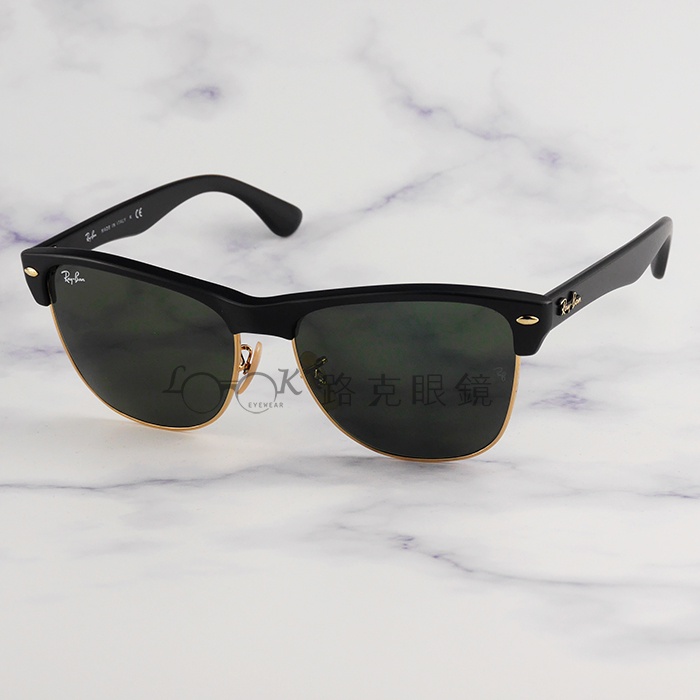 【LOOK路克眼鏡】 RayBan 雷朋 太陽眼鏡 黑 眉架 RB4175 877