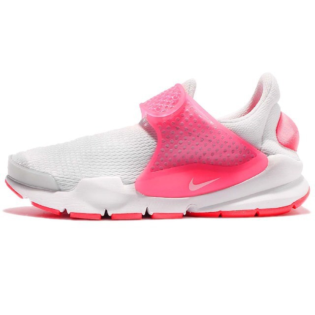 帝安諾-Nike Sock Dart GS 女鞋 灰桃色  超好穿 襪套 慢跑鞋 904277-001