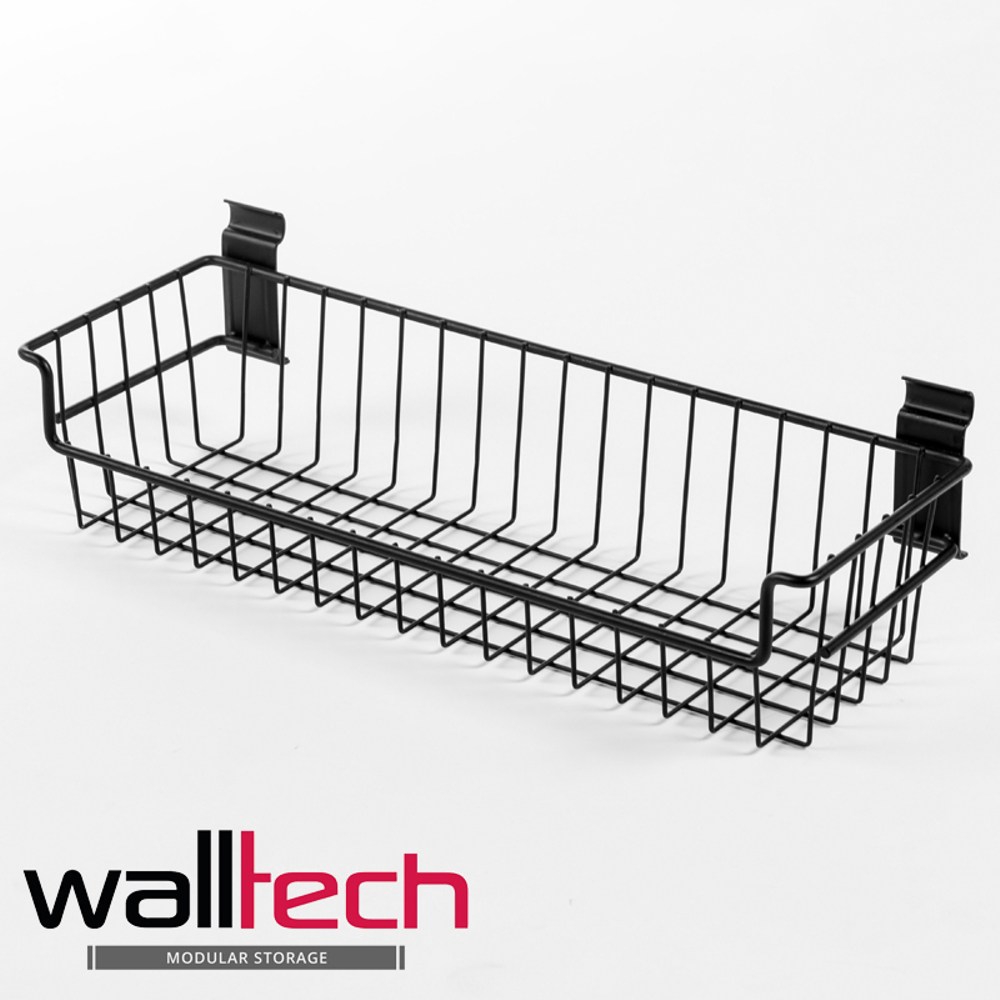 法國品牌walltech 大款淺型籃46cm 烤漆黑