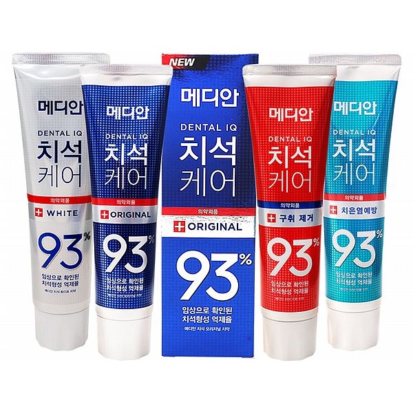 ☘️台灣現貨 附發票☘️ 韓國 Median 93%強效淨白去垢牙膏(120g) 升級版 D101414
